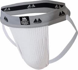 MM Sports Original Edition Swimmer/Jogger Jockstrap 2 inch White - MAAT XXL - Heren Ondergoed - Jockstrap voor Man - Mannen Jock — thumbnail 1