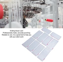 Dailygoods - Dailygoody - Multifunctionele Breiger Machine - 10-delige Punchkaarten Set - Ideaal voor hobbyisten - Breien - Creatief en veelzijdig - Geschikt voor — thumbnail 2