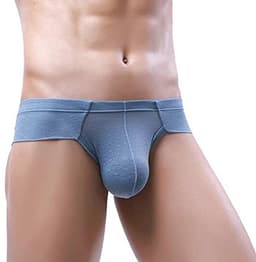 Heren Ondergoed Slips - Zachte Ademende Onderbroek lage Taille Trunks Pack — thumbnail 3