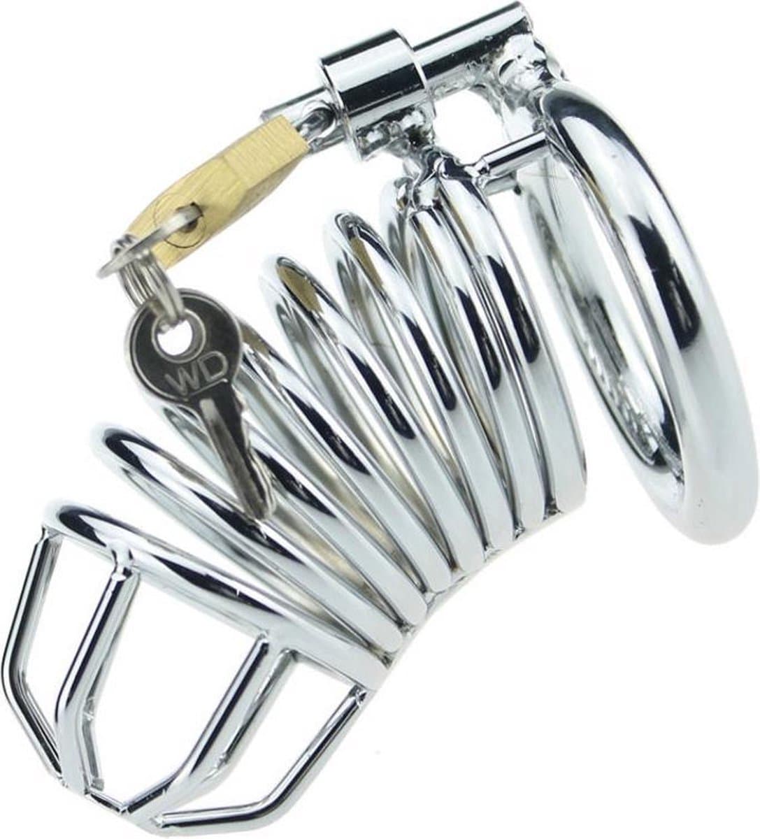 Chastity Cage - kuisheidskooi - voor mannen - stainless steel - Prolink Novelties® nr. 4 — afbeelding 1