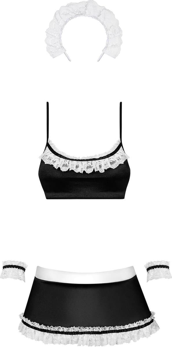 Obsessive Dienstmeisje Kostuum - S/M — afbeelding 1
