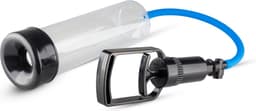 EasyToys - Penispomp met Grippomp - Penispompen - Penis Pomp - Sex Toys voor Mannen - Transparant met Blauw — thumbnail 4