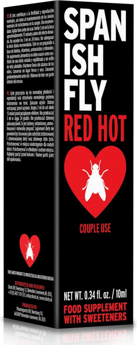 Pharmquests by Shots - Spanish Fly - Red Hot - 0.34 fl oz / 10 ml — afbeelding 1
