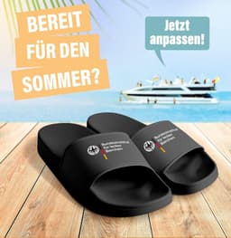 Grappige Badslippers met Bier Opdruk - Antislip Douche & Sauna Slippers voor Heren en Dames — thumbnail 3