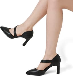 Dames Hoge Hakken Gepointeerde Teen Pumps voor Werk, Kantoor, Bruiloft en Dansen — thumbnail 4