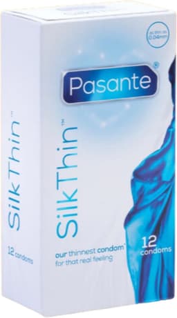 Pasante Silk Thin - Condooms - Ultra Dun - Natuurlijk Gevoel - 12 stuks — thumbnail 2