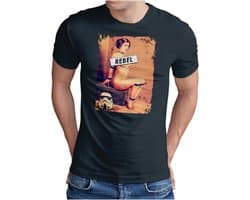Heren T-shirt met Film & SciFi Pinup Print - Iconische Personages