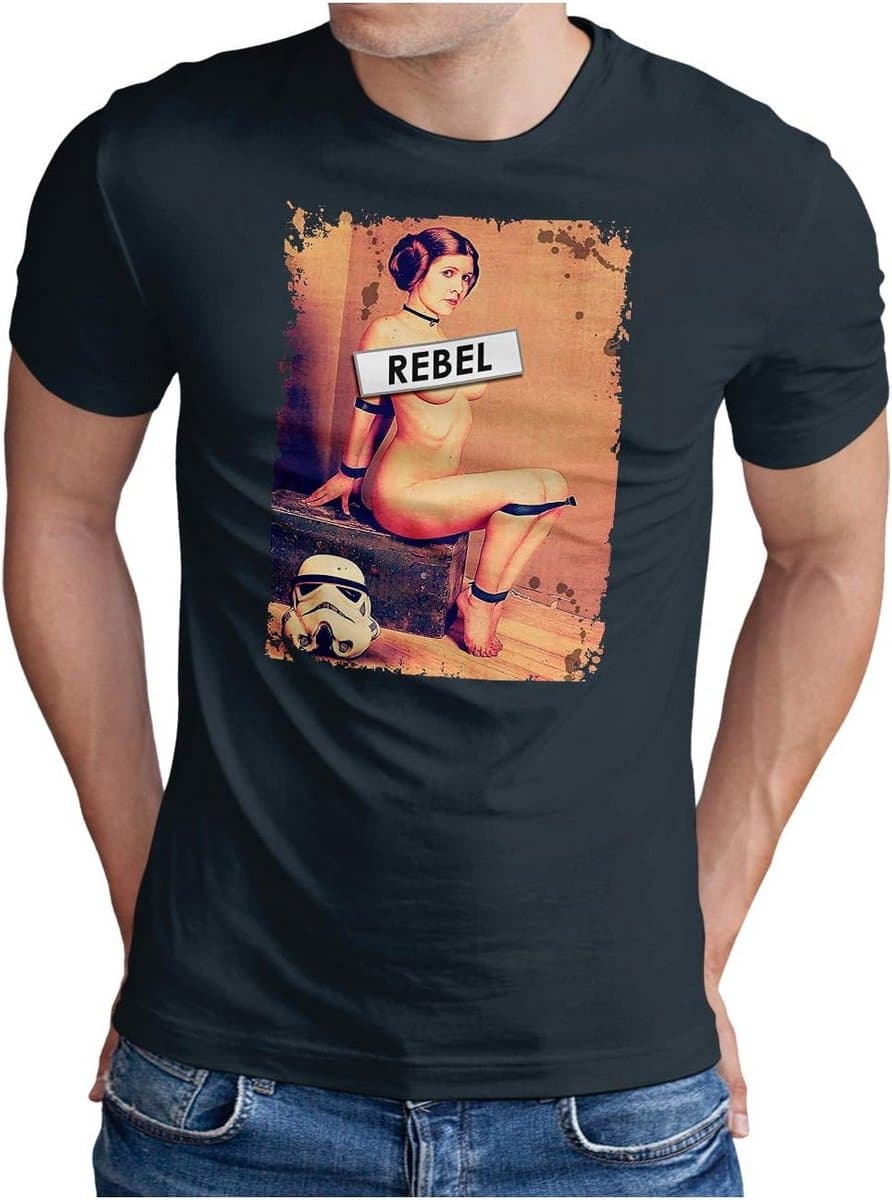 Heren T-shirt met Film & SciFi Pinup Print - Iconische Personages — afbeelding 1