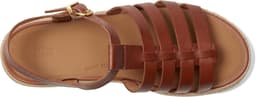 Platform Espadrilles - Leren Sandalen - Zomerse Wandelingen - Verhoogd Comfort - Bruin — thumbnail 5