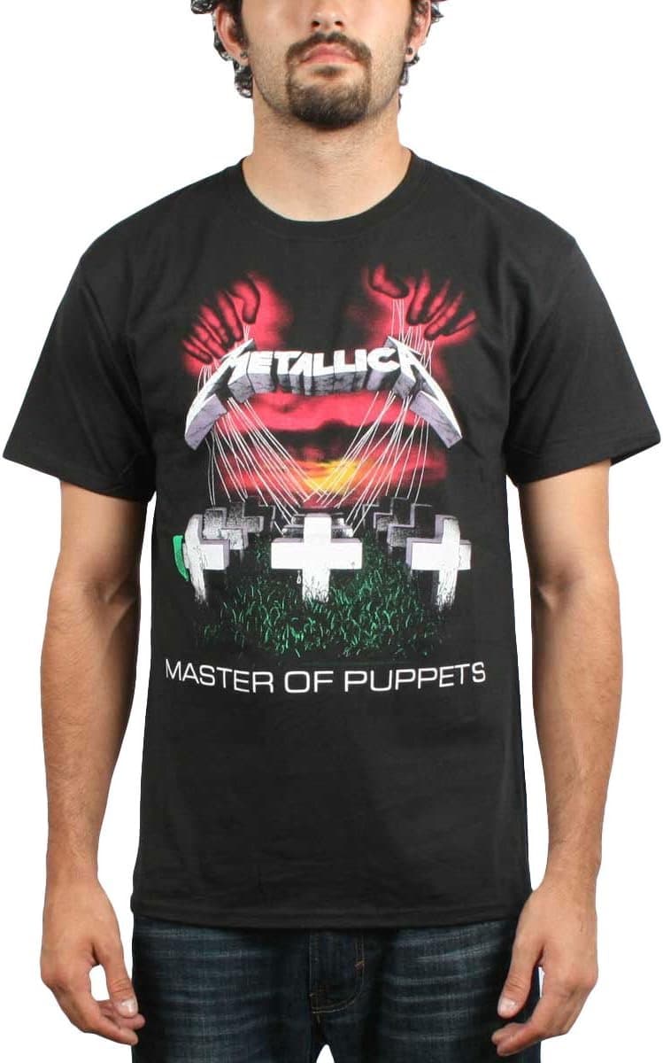 Klassiek Thrash Metal Band T-shirt Zwart — afbeelding 1