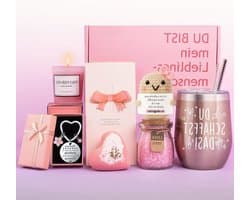Cadeauset Vrouwen - Verjaardagscadeau - Vieren van gelegenheden - Alles-in-één geschenkpakket - 360 Milliliter - Roze