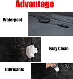 Oneay BDSM waterdichte lakens voor volwassenen, morsbestendig speellaken voor volwassenen, veelzijdige waterdichte matrashoes voor rommelig spel voor stellen en bescherming van het bed - (roze,2*2,1m) — thumbnail 2