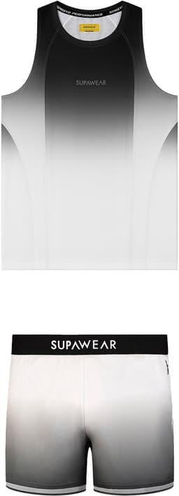 SUPAWEAR SPR Gradient Black/White Multipack 1x Singlet + 1x Shorts - MAAT L — thumbnail 1