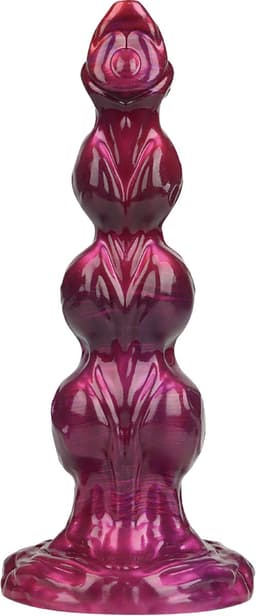 Power Monsters - Primal Beastlord - Monster Dildo - 26 cm - Rood/Roze — thumbnail 4