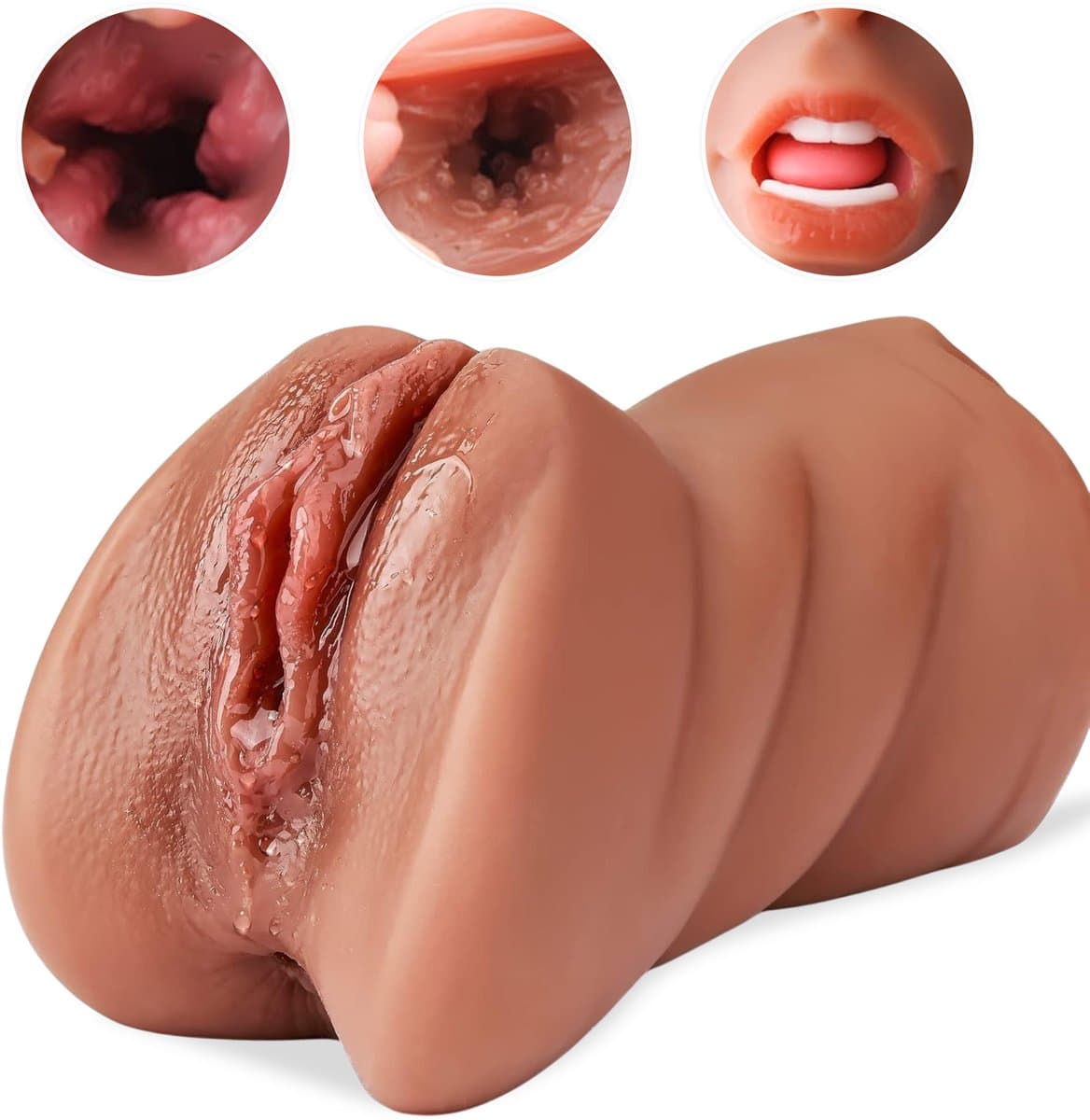 Jespro Realistische Pocket Pussy - Kunstvagina - Sex Toys voor Mannen - Masturbator - Blowjob Simulator - Nep Vagina - Voor Heren - Stroker - Seksspeeltjes - Erotiek - Zelf aftrekken — afbeelding 1