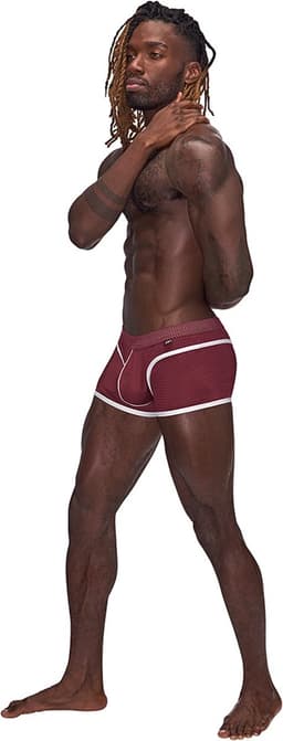 Male Power Mini Short - L burgundy XL — thumbnail 4