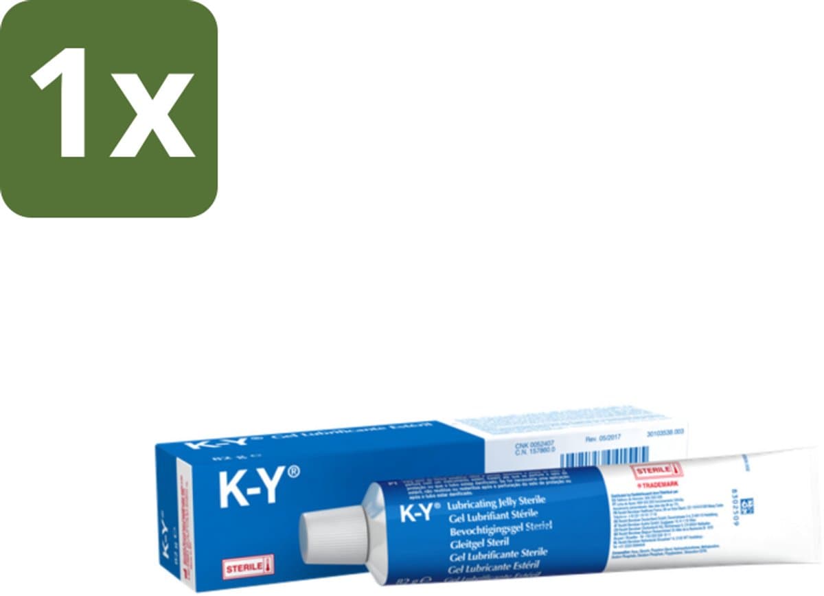 1 x K-Y Glijmiddel 82 gr - K-Y Bevochtigingsgel - Glijmiddel - Waterbasis - Bevochtigingsgel - Intiem Gebruik — afbeelding 1