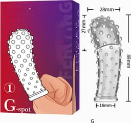 G-Spot Vinger sleeve Siliconen NR1 — thumbnail 1