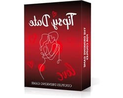 Drink Spel - Date Night Spel - Gezelligheid Vergroten - Originele Vragen - 076 x 051 cm - Multicolor