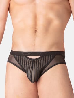 WOH microfiber herenslip personal allure mesh zwart — thumbnail 4