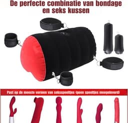DD® Sex Stoel - Sex Meubel - Sex Chair - Seks Bondage Set - 30x30x60cm - Zwart — thumbnail 4