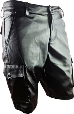 BNDGx® - Korte Broek Heren - Maat M - Open kruis Erotische Sex kleding - Nep Leer BDSM porno outfit Man — thumbnail 1