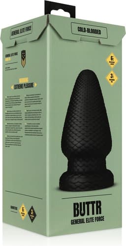 BUTTR - Cold Blooded Buttplug met Textuur — thumbnail 3