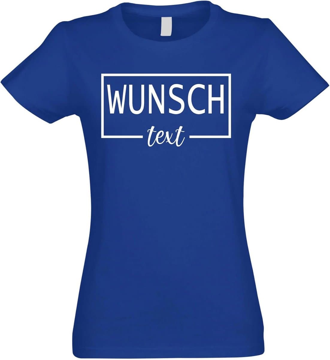 Bedrukt T-shirt met Eigen Tekst of Naam voor Dames en Heren — afbeelding 1