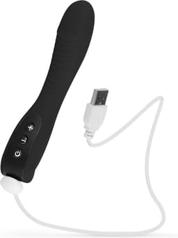 Classics Vibe Geribbelde G-spot Vibrator - Zwart — thumbnail 5