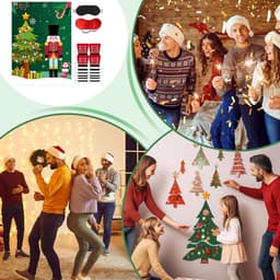 Kerst Spelletjes - Interactief Speelgoed - Familie Feestjes - Grappige Uitdaging - 51 x 28 cm — thumbnail 2