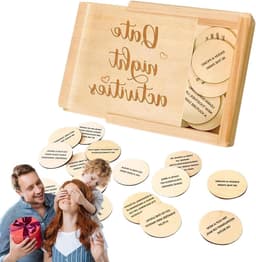 Spelletjes voor koppels - Date night box - Romantische avonden - 52 unieke activiteiten - 11x11x3 cm - Niet gespecificeerd — thumbnail 1