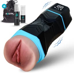 DailyPlay Automatische Masturbator voor Man – Electrisch - Pocket Pussy - Blowjob Simulator - Kunst Vagina – Sex Toys Mannen – Nep Kut — thumbnail 1