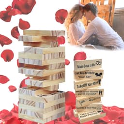 Vitdipy - Koppel Spel - 48 Stuks - Jenga voor Volwassenen - Romantisch - Erotiek - Intiem en Speels - Sex Game — thumbnail 1