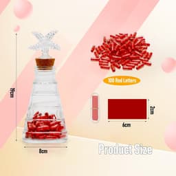 100 Romantische Berichtcapsules in Fles - Origineel Cadeau voor Koppels, Valentijnsdag en Jubileum — thumbnail 3