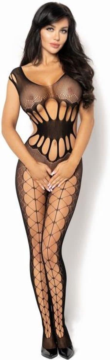 Beauty Night Etain bodystocking zwart S/L S t/m L — afbeelding 1