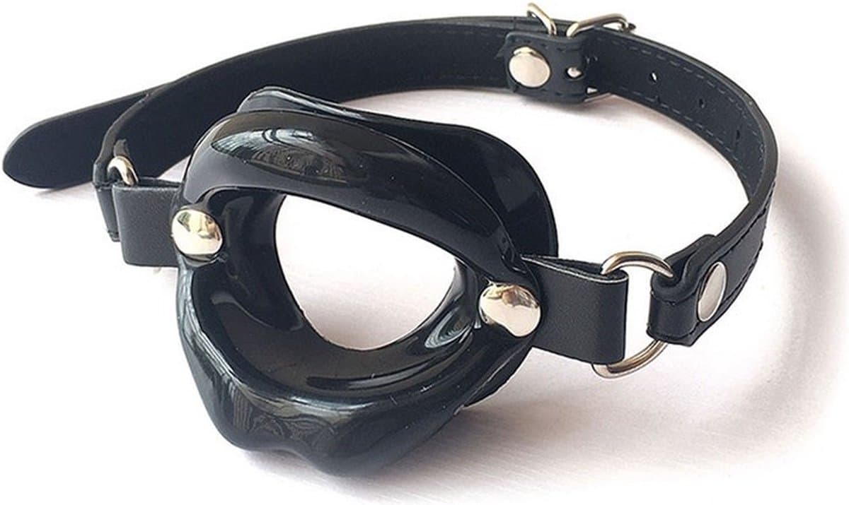 Erodit® Sexy Lips open mond gag - Siliconen Zwarte lippen gag - Fetish gag - Open mond gag - Mond gag - O-ring gag - SexToy - BDSM - Sex bondage spel mannen - Erotiek - Seks speeltjes koppels - Mannen - Vrouwen — afbeelding 1