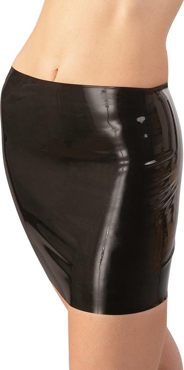 LateX – Latex Rok Korte Variant met Strakke Pasvorm voor Geile Uitstraling Maat M - Zwart — afbeelding 1