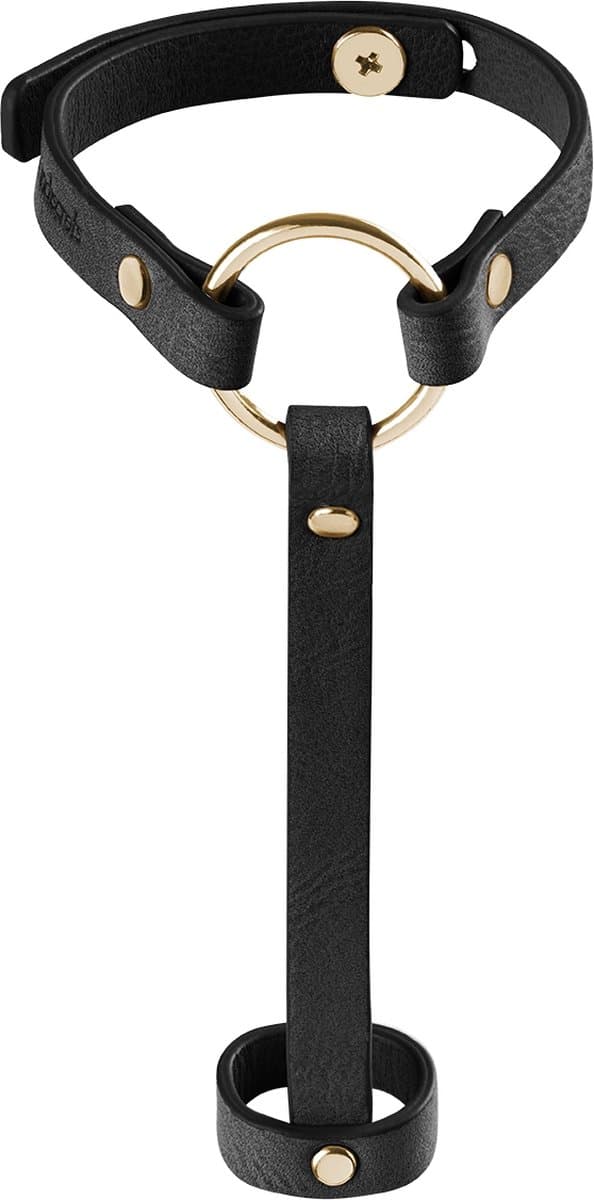 Bijoux Indiscrets Maze Simple Hand Sieraad - Zwart — afbeelding 1