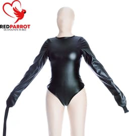 Lederen dwangbuis bodysuit - Dames - BDSM - Jumpsuit - One size — thumbnail 5