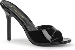 Pleaser - CLASSIQUE-01 Muiltjes met hak - US 10 - 40 Shoes - Zwart — thumbnail 1