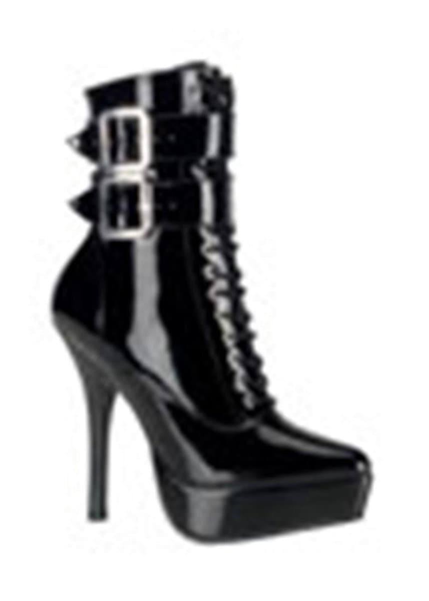 Pleaser - INDULGE-1026 Enkellaars - US 9 - 39 Shoes - Zwart — afbeelding 1