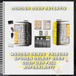 Spannend Duel Spel - Raadspel - Logica Puzzelen - Twee Rollen - 9 Verdachten - Wit — thumbnail 3