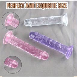 Oneay 3.0cm*16cm Realistische dildo met zuignap, zachte anale dildo, anaalplug, anaalplug met penissimulatie, anaaldilatator voor prostaatmassage, unisex seksspeeltje — thumbnail 3