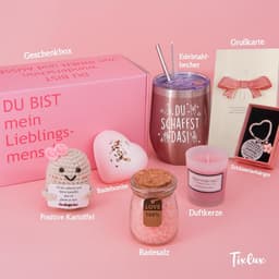 Cadeauset Vrouwen - Verjaardagscadeau - Vieren van gelegenheden - Alles-in-één geschenkpakket - 360 Milliliter - Roze — thumbnail 4