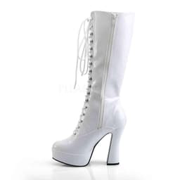 Pleaser - ELECTRA-2020 Kniehoge laarzen - US 13 - 44 Shoes - Wit — thumbnail 3