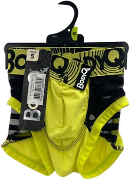 BodyQ Sexy Heren Boxershort – Geel met Net Zwart – Erotische Herenlingerie – Maat L — thumbnail 2