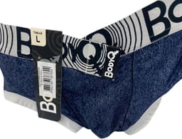 BodyQ Sexy Herenboxer – Comfortabele Herenlingerie in Denim Blauw | Verleidelijk & Stijlvol Ondergoed – Maat M — thumbnail 2