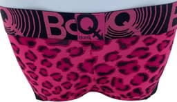BodyQ Men's Underwear Boxer - Panter Look Roze & Roze Zwarte Band - Large - Sexy Lingerie voor Mannen — thumbnail 3