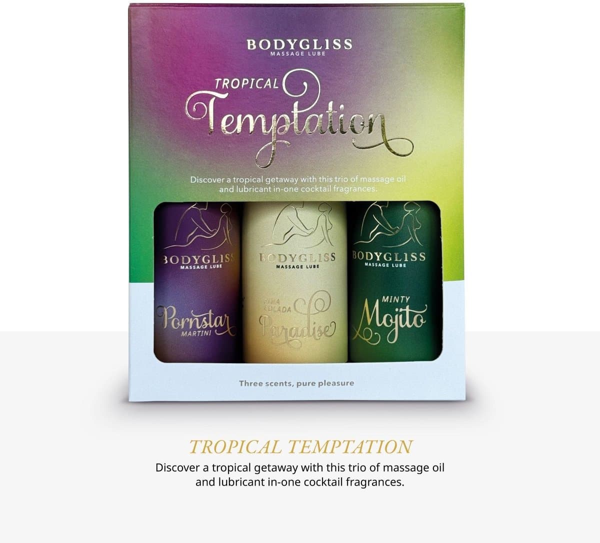 BodyGliss - Travel Edition 3-pack - Tropical Temptation — afbeelding 1
