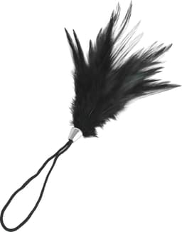 Banoch | Tantra long feather black | streel veer zwart — thumbnail 5